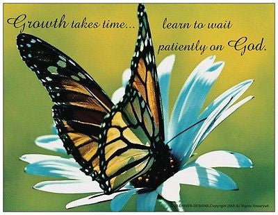 Trust in God Butterfly Transformation Prayer Card