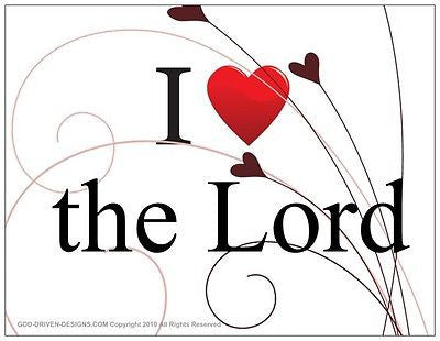 I Love the Lord Note Card 5/Pack Set