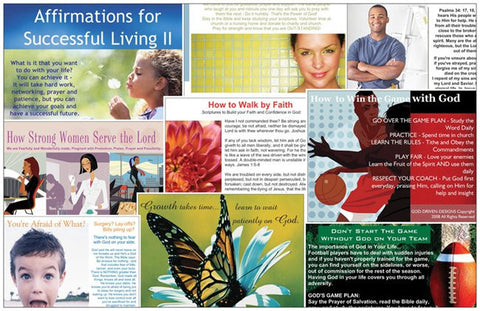 Assorted Inspirational Church Ministry Outreach Prayer Cards