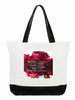 Top Mom Gift - a Tote Bag with Flowers and Psalm 91