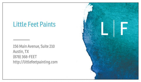 Order Business Cards - Paint Theme