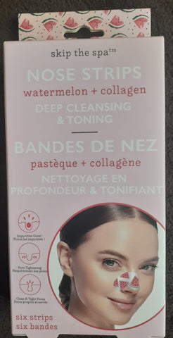 Skip the Spa Nose Strips Watermelon & Collagen Deep Cleansing & Toning