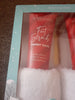 Beauty Intuition Foot Scrub Lotion Slippers Christmas Holiday Gift Set