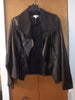New Morgan Taylor Bias Cut Angled Leather-Like Jacket