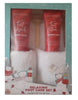 Beauty Intuition Foot Scrub Lotion Slippers Christmas Holiday Gift Set