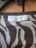 Charter Club Safari Zebra Print Brown Tunic Beach Summer Top with Beading V Neck