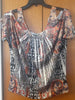 Unity Ethnic Top with Open Shoulders and Beading Multi Color Design