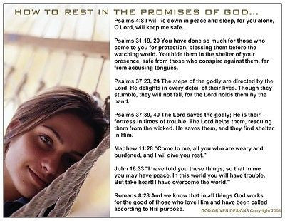How to Rest in the Promises of God Card