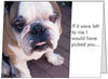 God Driven Designs Inspirational Dog Tired Greeting Card Image