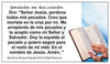 Prayer of Salvation Spanish Seed Card