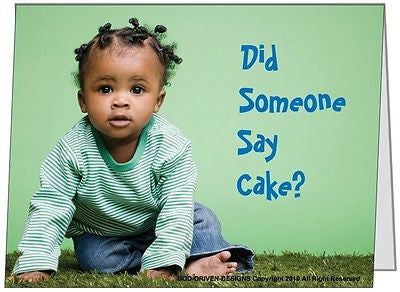 Did Somebody Say Cake Funny Birthday Card 5/Pack Set