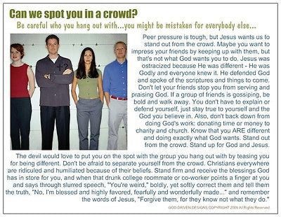 Can We Spot You in a Crowd Prayer Card
