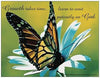 God Driven Designs Inspirational How to Trust in God Butterfly Growth Takes Time Prayer Card
