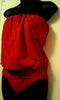 No Label Hot Strapless Red Bandeau One Piece Bathing Swim Suit