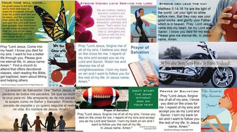Need Bible Tracts? Try Assorted Prayer of Salvation Seed Cards