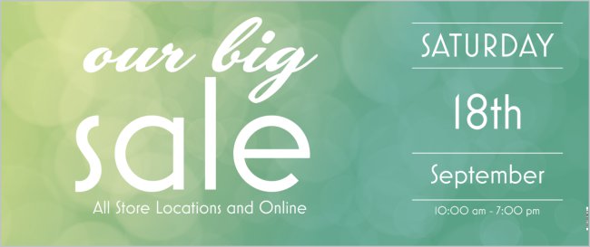 Create Your Own Custom Made 2.5' x 6' Banner - Business Sale