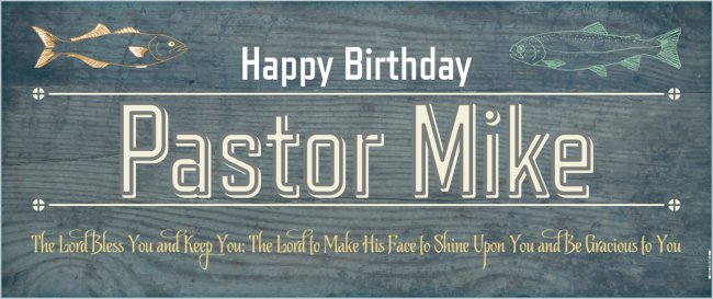 Create Your Own Custom 2.5' x 6' Birthday Banner - Fishing Theme –  God-Driven-Designs