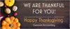 Create a Custom Thanksgiving Business Banner 2.5' x 6'