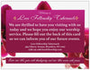 Custom Church Event Cards - Orchid Floral Theme