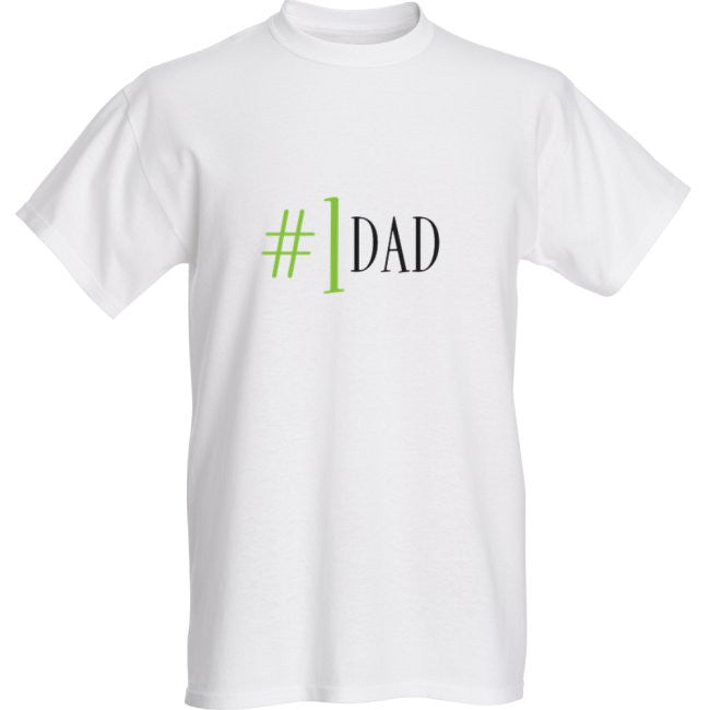 Have the #1 Dad? Give Him the #1 T-Shirt