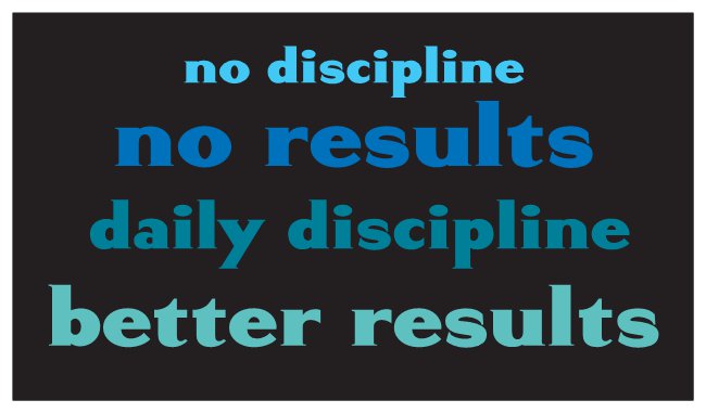 Discipline Daily Inspiration Seed Card - Blue