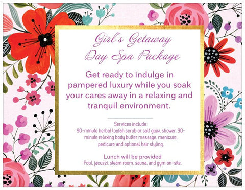 Order Event Cards: Floral Invitation
