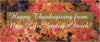 Create Your Own Custom Made Thanksgiving Banner 2.5' x 6'