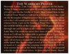 Warriors Prayer Card - Knight Fire Theme and John 14:6