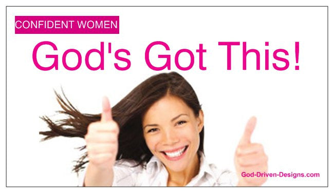 God's Got This Confident Women Inspirational Magnet 25/Pack