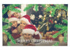 Merry Christmas Tree Horizontal 5 x 7 Custom Christmas Cards