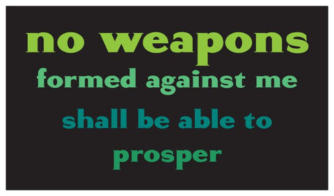 No Weapons Daily Inspiration Seed Card - Green