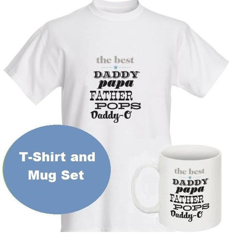 Best Birthday Gift Dad T-Shirt and Mug Set