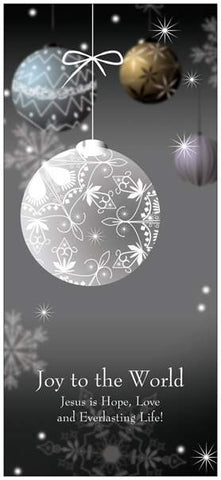 Joy to the World Holiday Bulbs Card