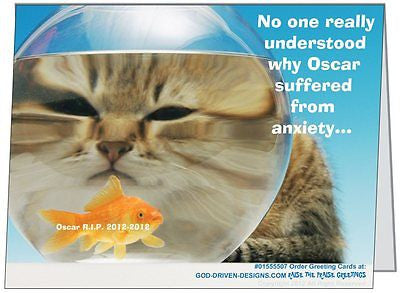 Oscar's Anxiety Issues Raise the Praise Funny Greeting Card
