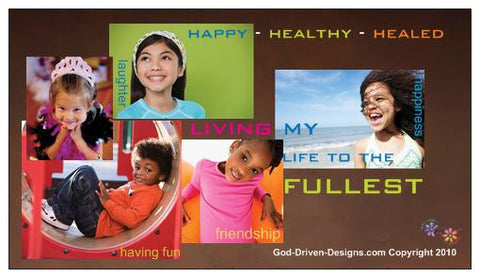Happy, Healthy Healed Kids Magnet 25/Pack