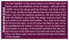 Psalm 91 Card - Purple