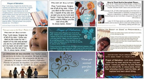Assorted Prayer of Salvation Seed Cards - Outreach Ministry